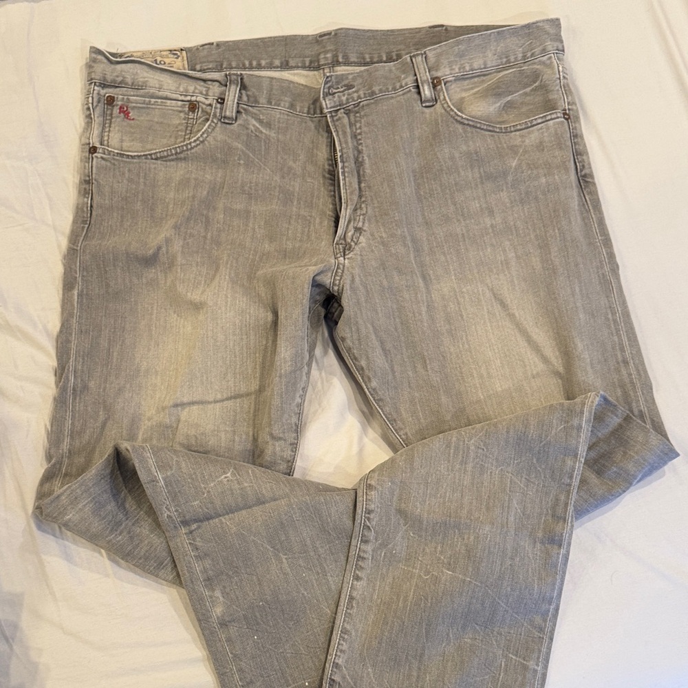 Polo by Ralph Lauren Men's Light Gray Slim Jeans